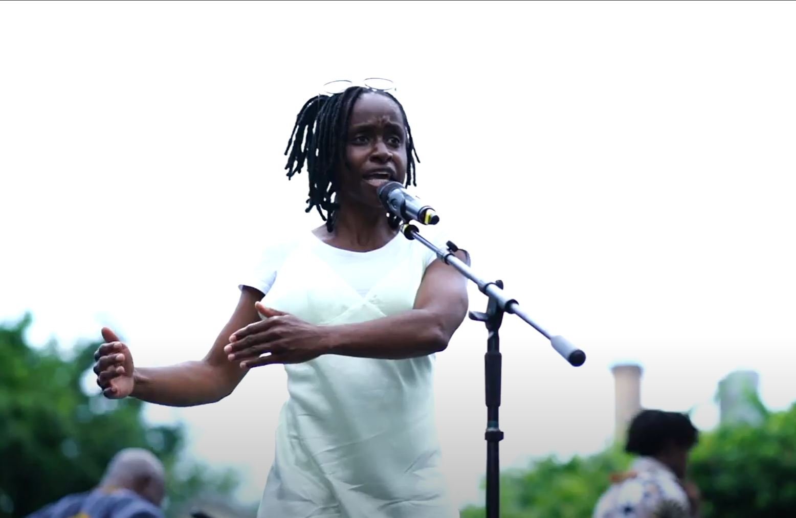 Performing "Prison Freedom" at Odunde Festival